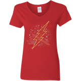 T-Shirts Red / S Tech Flash Women's V-Neck T-Shirt