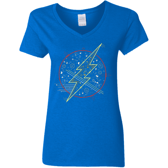 T-Shirts Royal / S Tech Flash Women's V-Neck T-Shirt