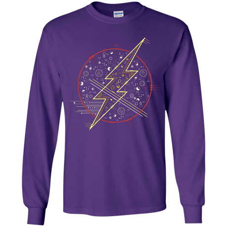T-Shirts Purple / YS Tech Flash Youth Long Sleeve T-Shirt