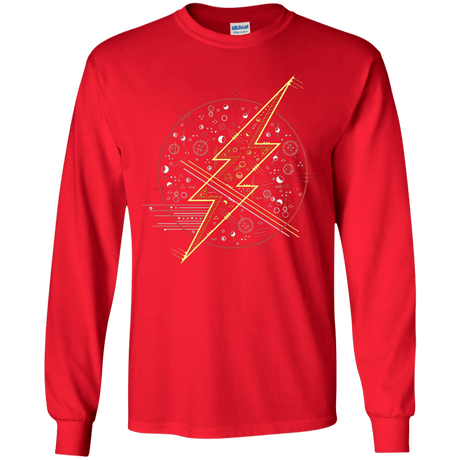 T-Shirts Red / YS Tech Flash Youth Long Sleeve T-Shirt