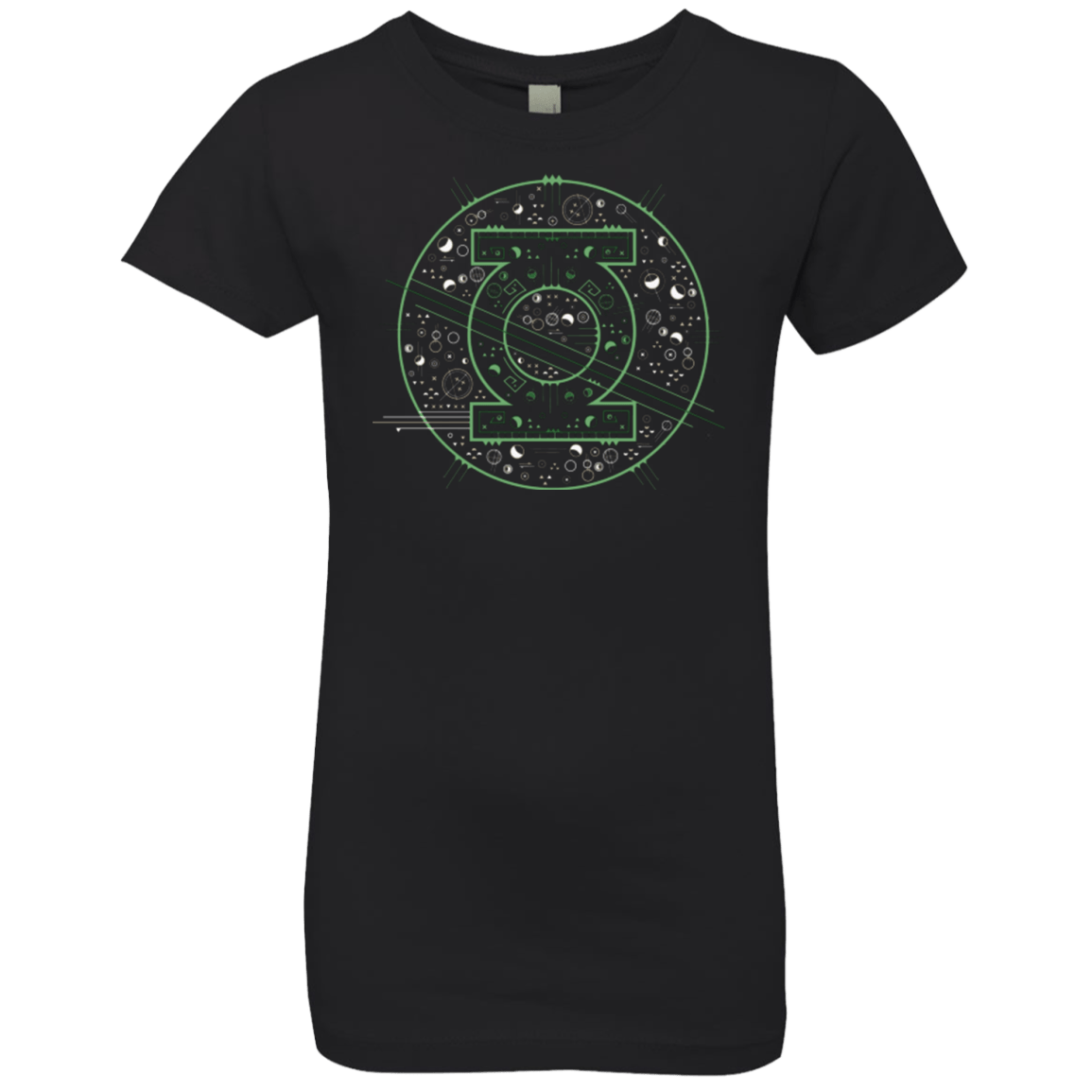 T-Shirts Black / YXS Tech lantern Girls Premium T-Shirt