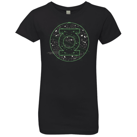 T-Shirts Black / YXS Tech lantern Girls Premium T-Shirt