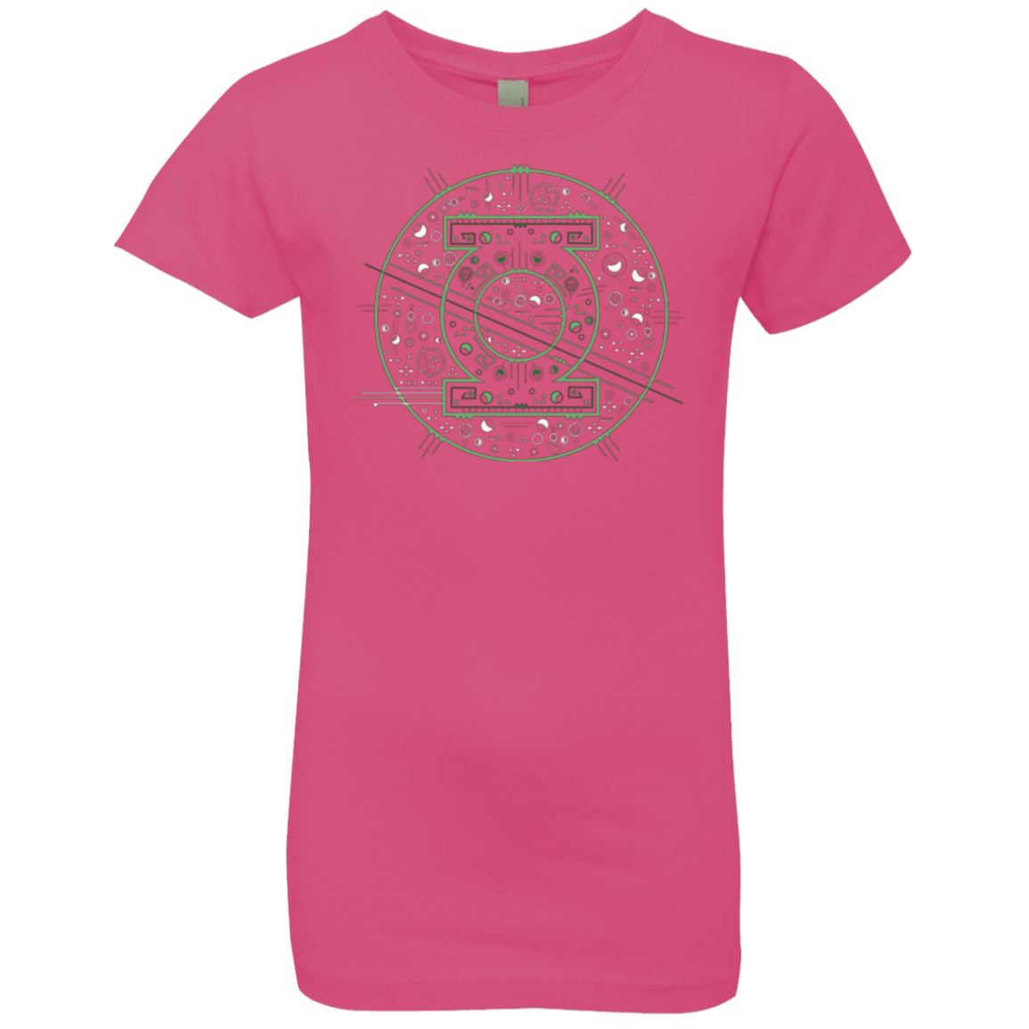 T-Shirts Hot Pink / YXS Tech lantern Girls Premium T-Shirt