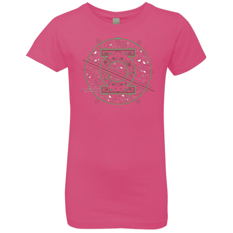 T-Shirts Hot Pink / YXS Tech lantern Girls Premium T-Shirt