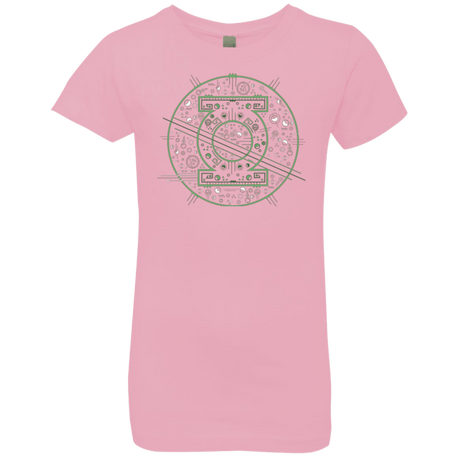 T-Shirts Light Pink / YXS Tech lantern Girls Premium T-Shirt