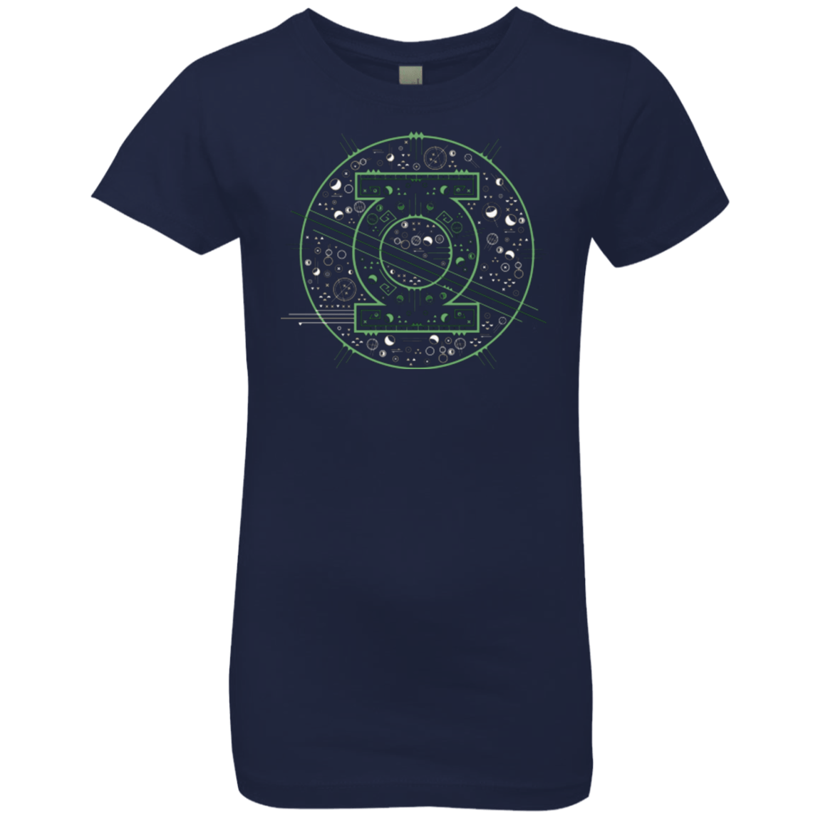 T-Shirts Midnight Navy / YXS Tech lantern Girls Premium T-Shirt