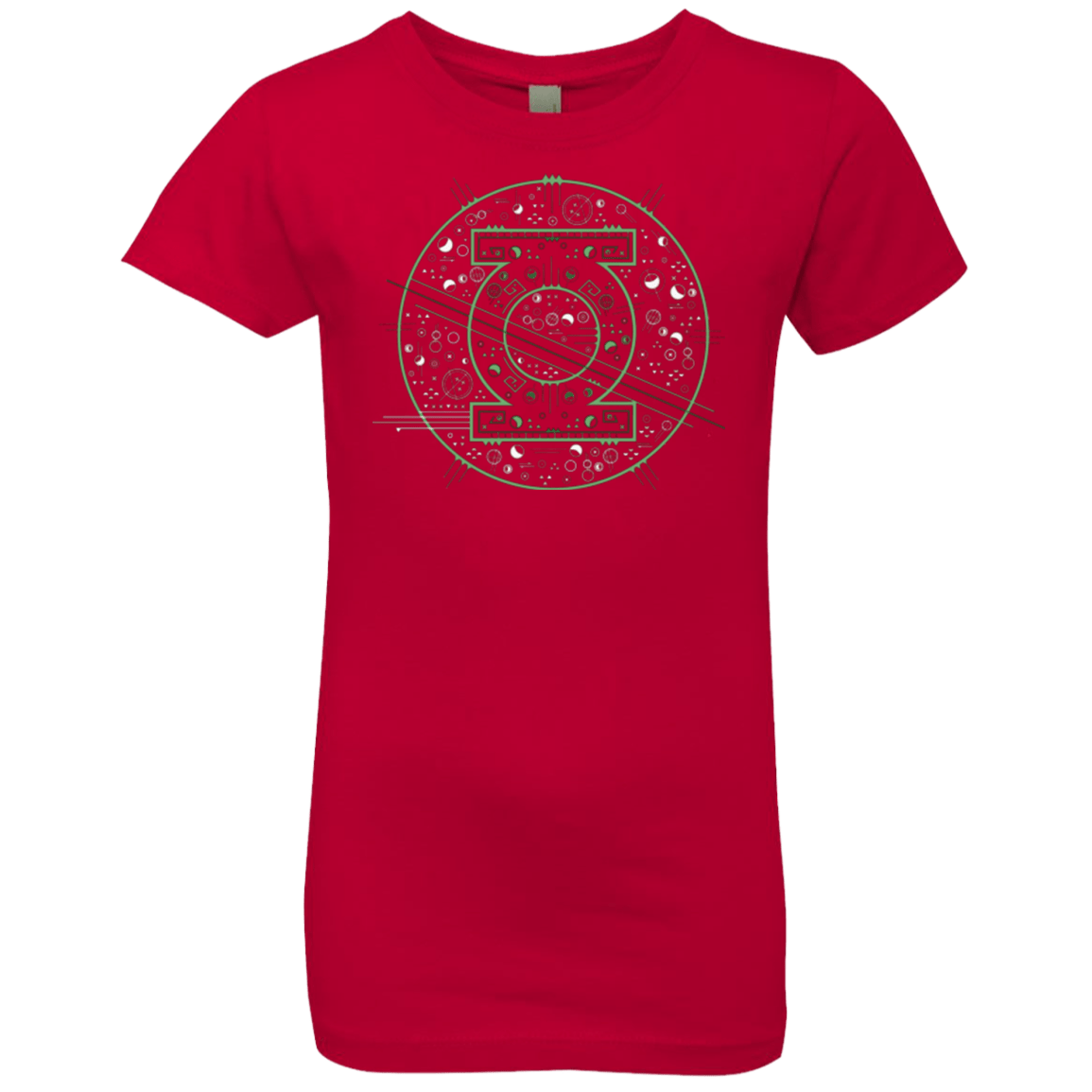 T-Shirts Red / YXS Tech lantern Girls Premium T-Shirt