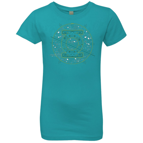 T-Shirts Tahiti Blue / YXS Tech lantern Girls Premium T-Shirt