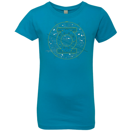 T-Shirts Turquoise / YXS Tech lantern Girls Premium T-Shirt