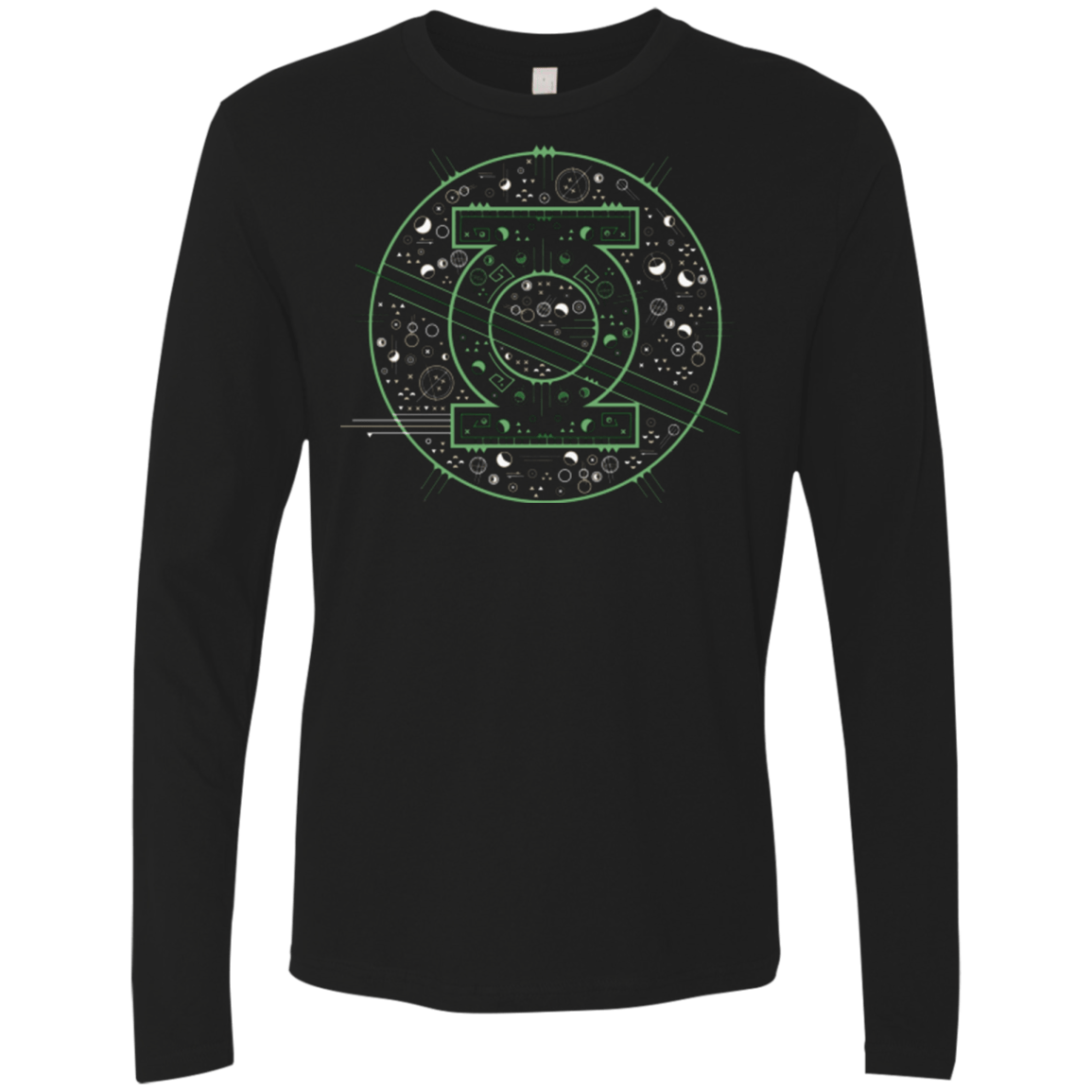T-Shirts Black / Small Tech lantern Men's Premium Long Sleeve