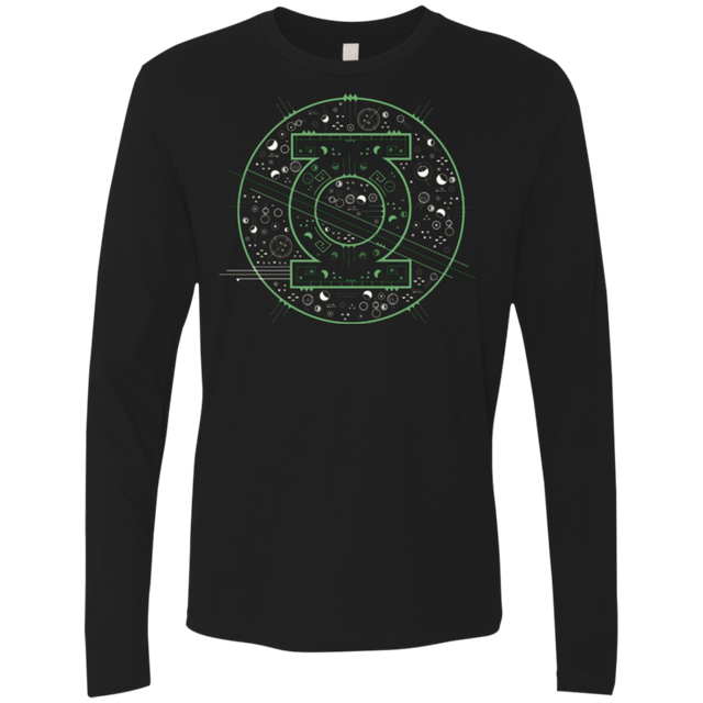 T-Shirts Black / Small Tech lantern Men's Premium Long Sleeve