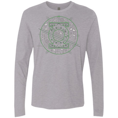 T-Shirts Heather Grey / Small Tech lantern Men's Premium Long Sleeve