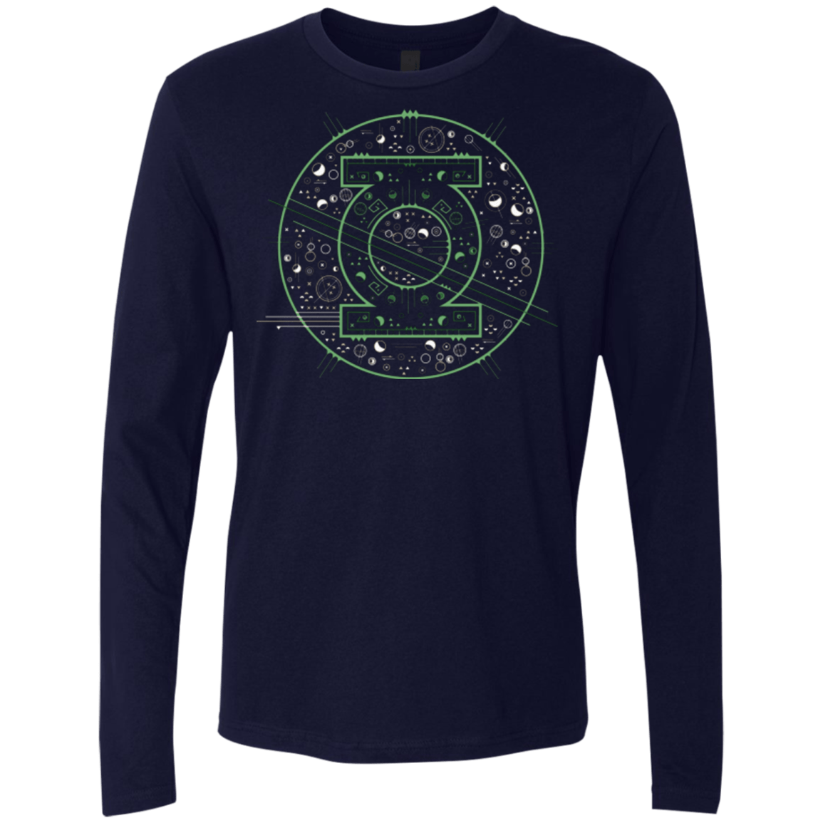 T-Shirts Midnight Navy / Small Tech lantern Men's Premium Long Sleeve