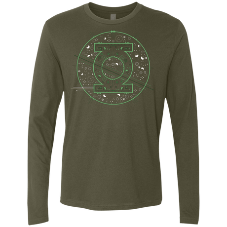 T-Shirts Military Green / Small Tech lantern Men's Premium Long Sleeve