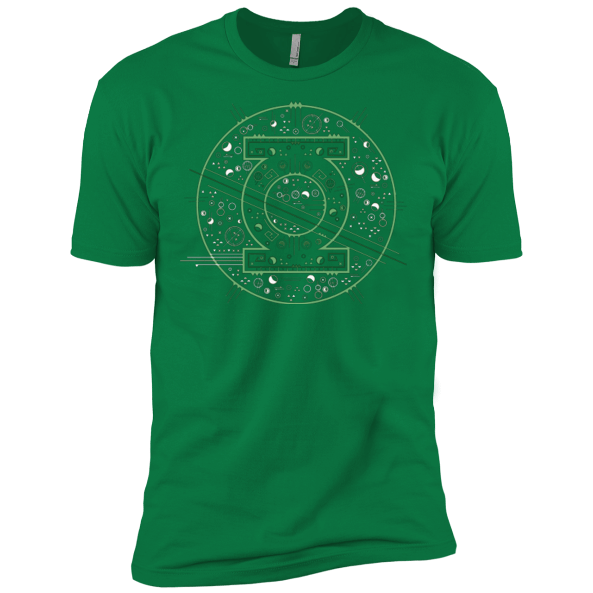 T-Shirts Kelly Green / X-Small Tech lantern Men's Premium T-Shirt