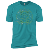 T-Shirts Tahiti Blue / X-Small Tech lantern Men's Premium T-Shirt