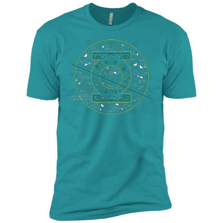 T-Shirts Tahiti Blue / X-Small Tech lantern Men's Premium T-Shirt