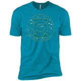 T-Shirts Turquoise / X-Small Tech lantern Men's Premium T-Shirt