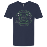 T-Shirts Midnight Navy / X-Small Tech lantern Men's Premium V-Neck