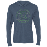 T-Shirts Indigo / X-Small Tech lantern Triblend Long Sleeve Hoodie Tee