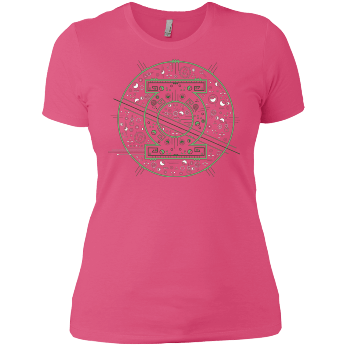 T-Shirts Hot Pink / X-Small Tech lantern Women's Premium T-Shirt