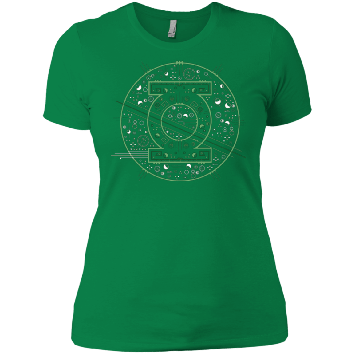 T-Shirts Kelly Green / X-Small Tech lantern Women's Premium T-Shirt