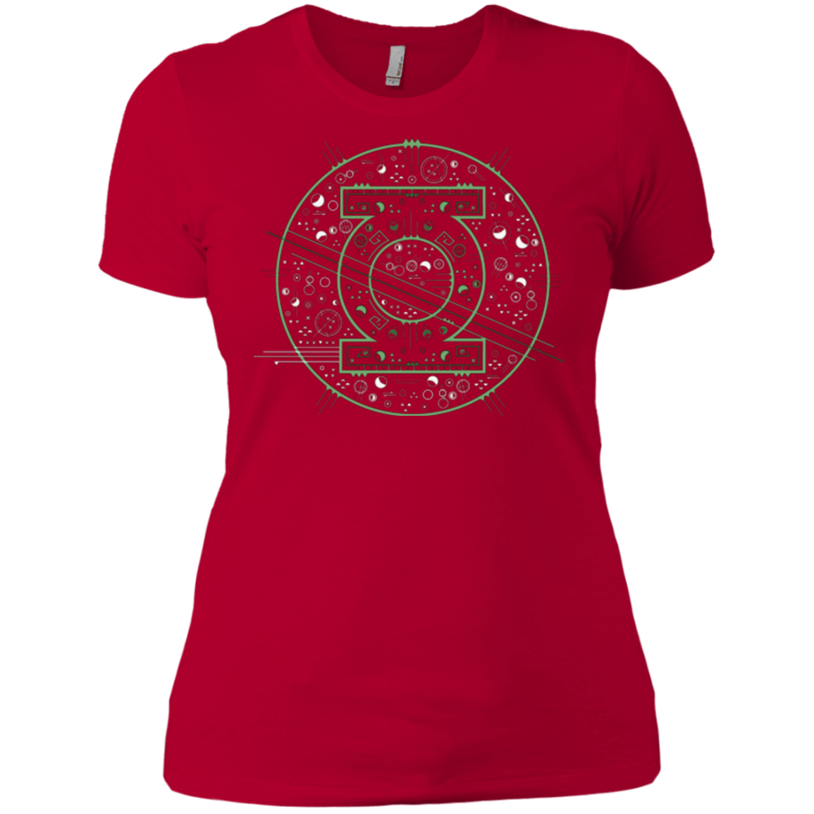 T-Shirts Red / X-Small Tech lantern Women's Premium T-Shirt