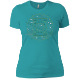T-Shirts Tahiti Blue / X-Small Tech lantern Women's Premium T-Shirt