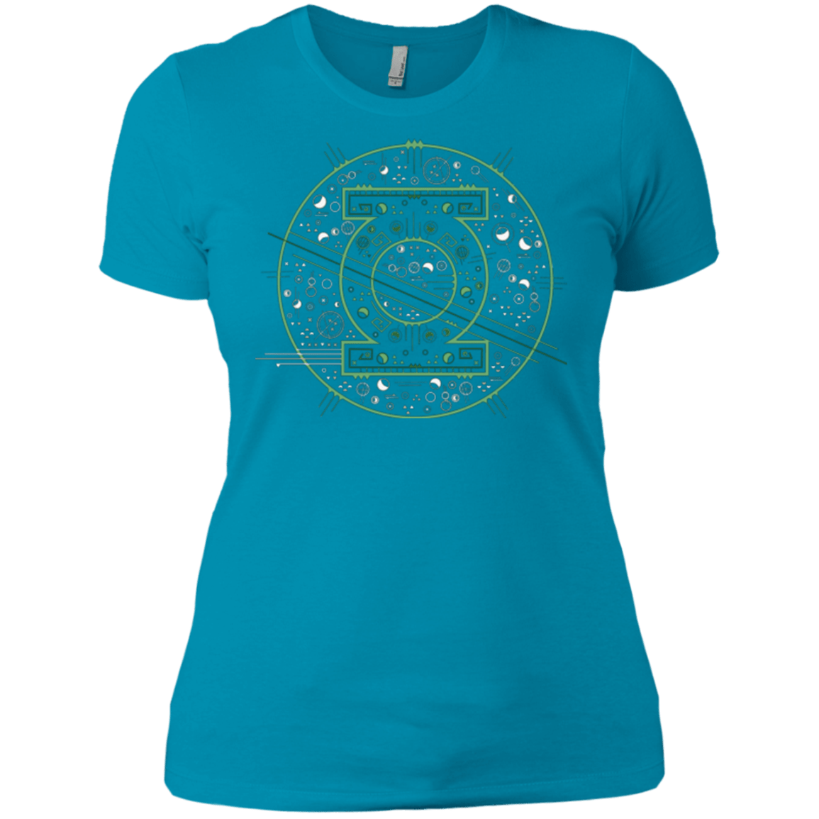 T-Shirts Turquoise / X-Small Tech lantern Women's Premium T-Shirt