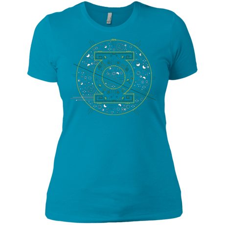 T-Shirts Turquoise / X-Small Tech lantern Women's Premium T-Shirt