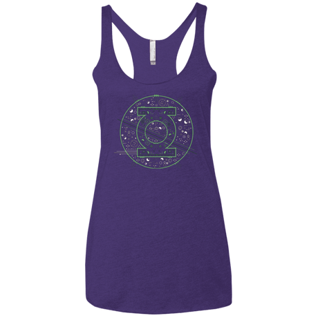 T-Shirts Purple / X-Small Tech lantern Women's Triblend Racerback Tank