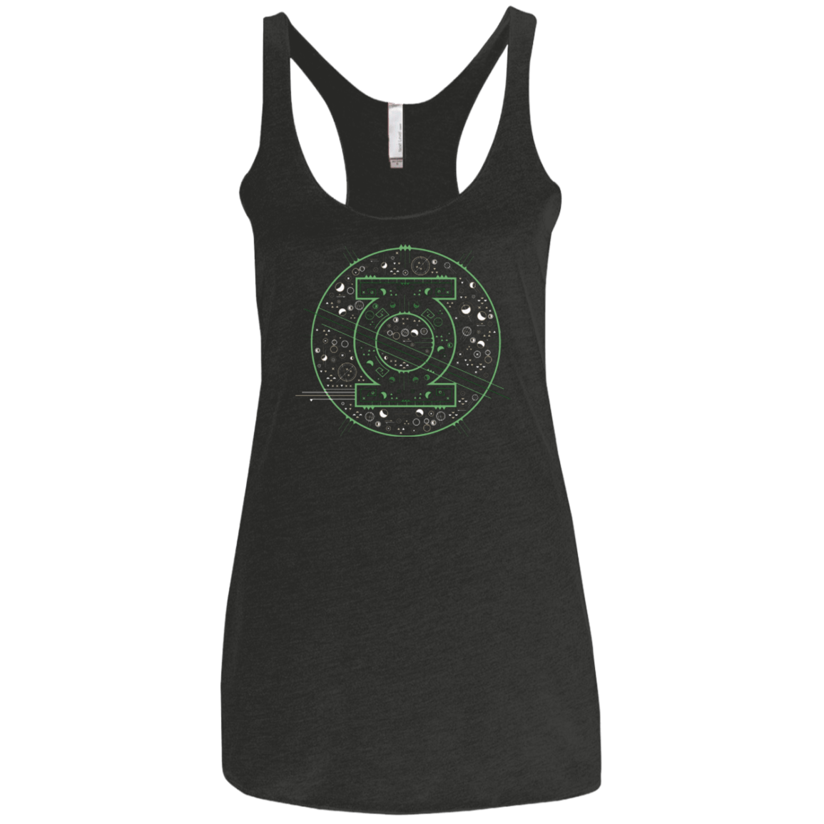 T-Shirts Vintage Black / X-Small Tech lantern Women's Triblend Racerback Tank