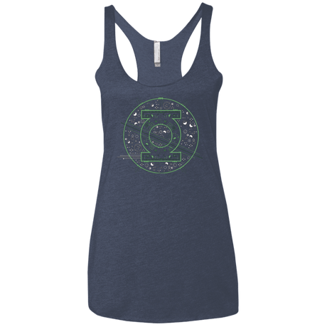 T-Shirts Vintage Navy / X-Small Tech lantern Women's Triblend Racerback Tank