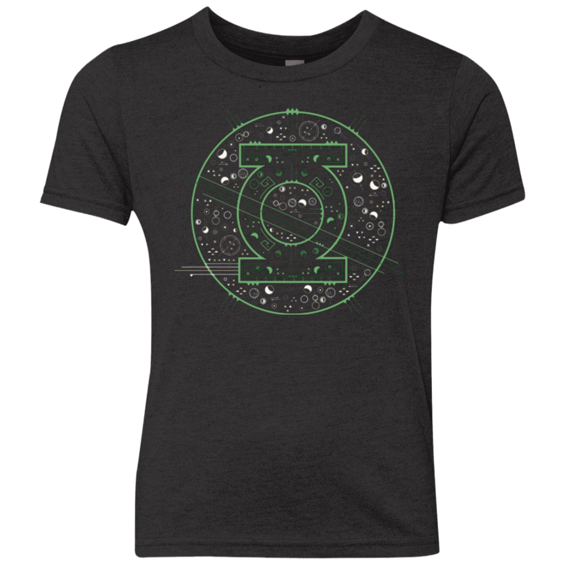 T-Shirts Vintage Black / YXS Tech lantern Youth Triblend T-Shirt