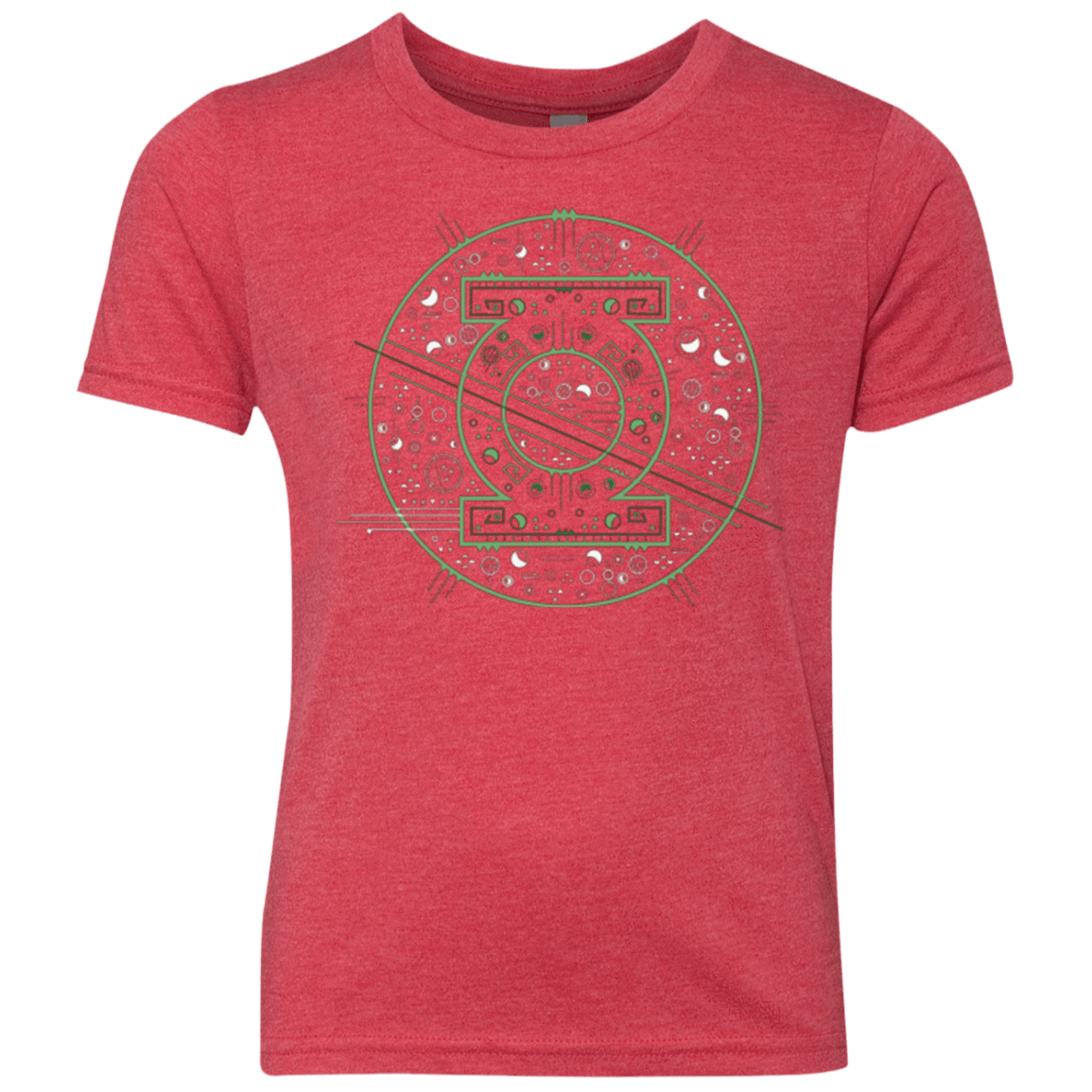 T-Shirts Vintage Red / YXS Tech lantern Youth Triblend T-Shirt