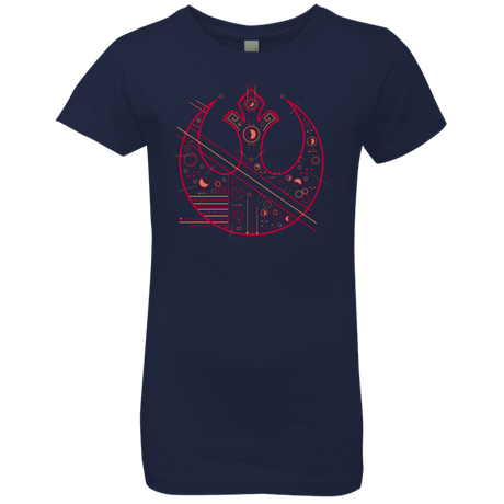 T-Shirts Midnight Navy / YXS Tech Rebel Girls Premium T-Shirt