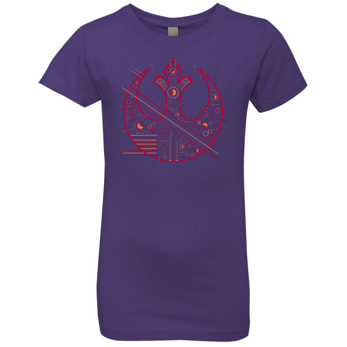T-Shirts Purple Rush / YXS Tech Rebel Girls Premium T-Shirt