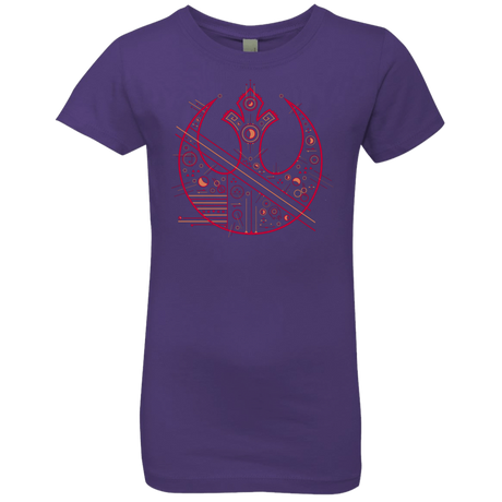 T-Shirts Purple Rush / YXS Tech Rebel Girls Premium T-Shirt