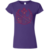 T-Shirts Purple / S Tech Rebel Junior Slimmer-Fit T-Shirt