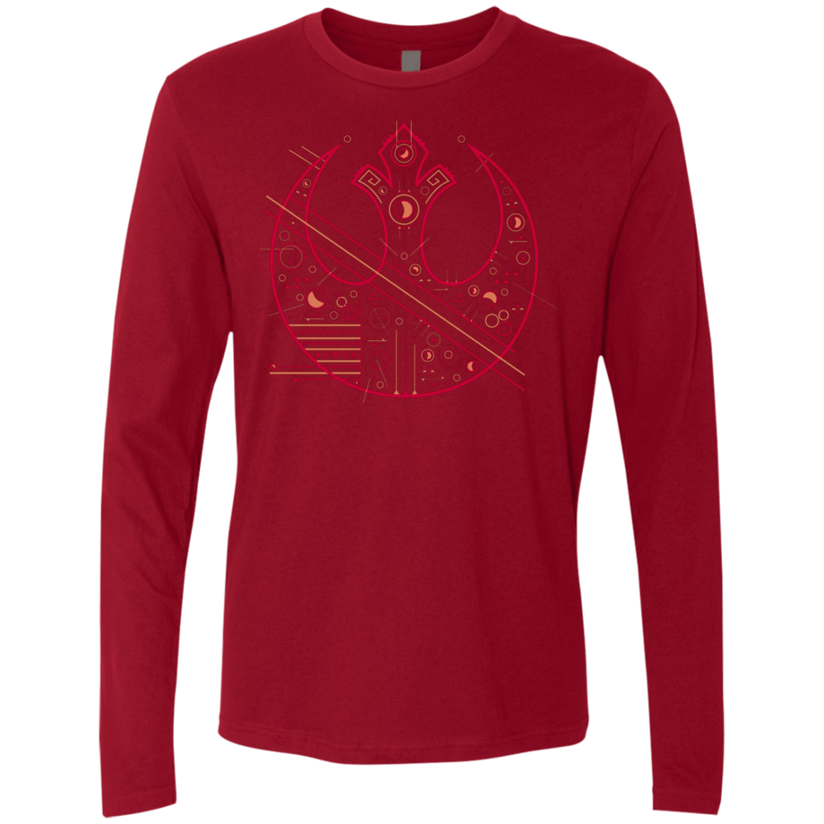 T-Shirts Cardinal / S Tech Rebel Men's Premium Long Sleeve