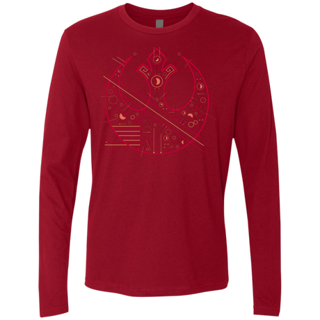T-Shirts Cardinal / S Tech Rebel Men's Premium Long Sleeve