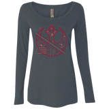 T-Shirts Vintage Navy / S Tech Rebel Women's Triblend Long Sleeve Shirt