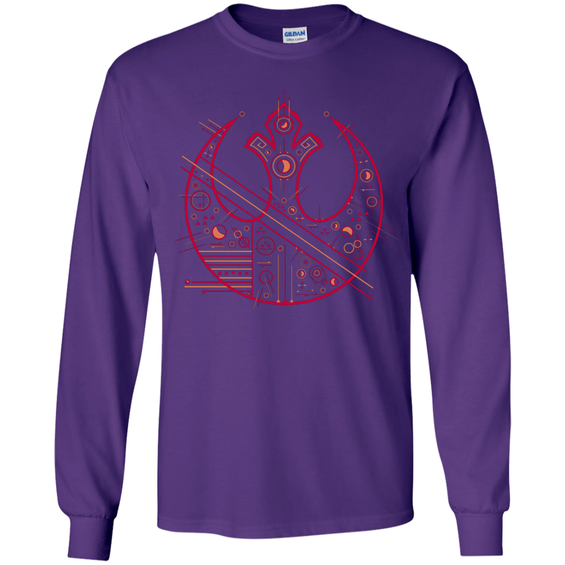 T-Shirts Purple / YS Tech Rebel Youth Long Sleeve T-Shirt