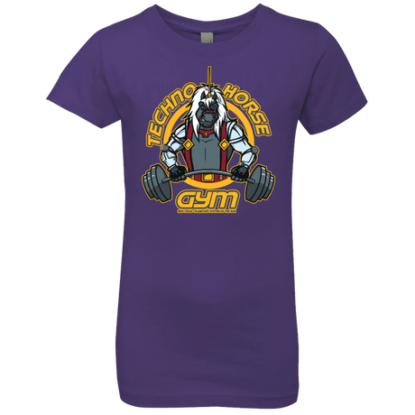 T-Shirts Purple Rush / YXS Techno Horse Gym Girls Premium T-Shirt