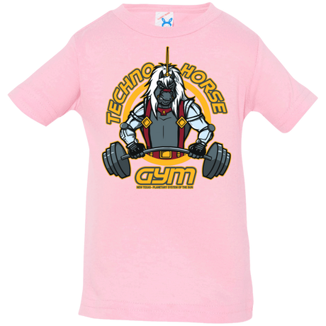 T-Shirts Pink / 6 Months Techno Horse Gym Infant Premium T-Shirt
