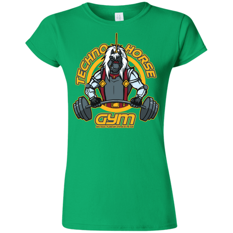 T-Shirts Irish Green / S Techno Horse Gym Junior Slimmer-Fit T-Shirt