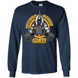 T-Shirts Navy / S Techno Horse Gym Men's Long Sleeve T-Shirt
