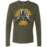 T-Shirts Military Green / S Techno Horse Gym Men's Premium Long Sleeve
