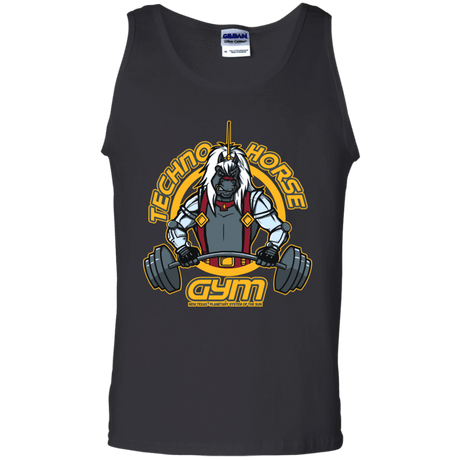 T-Shirts Black / S Techno Horse Gym Men's Tank Top