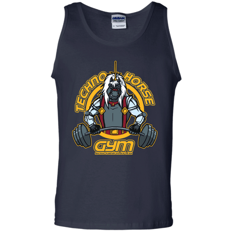 T-Shirts Navy / S Techno Horse Gym Men's Tank Top